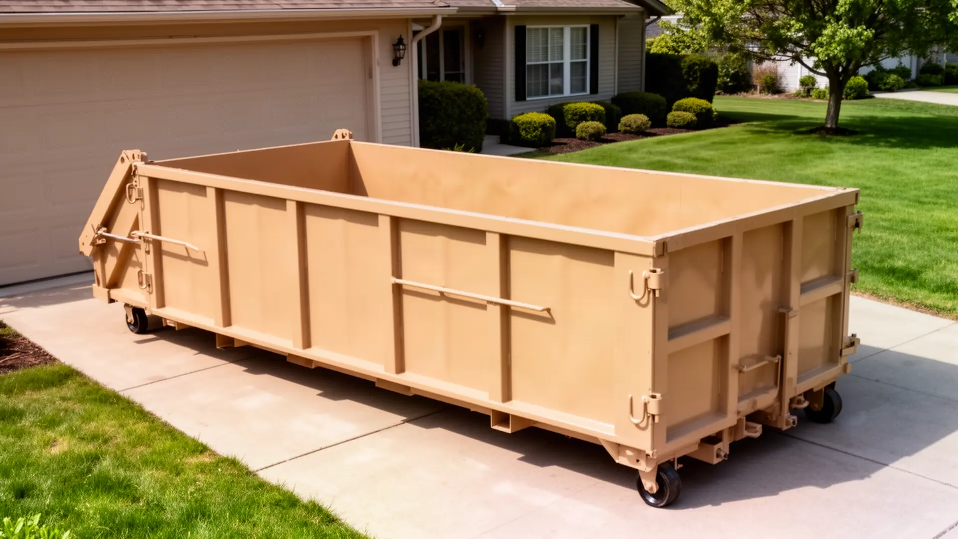 Roll-off dumpster from Bryant Brothers Dumpster Rental in Orange City, FL